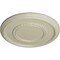 Ekena Millwork Federal Roped Large Ceiling Medallion (Canopies up to 7 3/4"), 17 3/8"OD x 1 1/8"P, Clear Yellow CM17FECYF - alternate 2